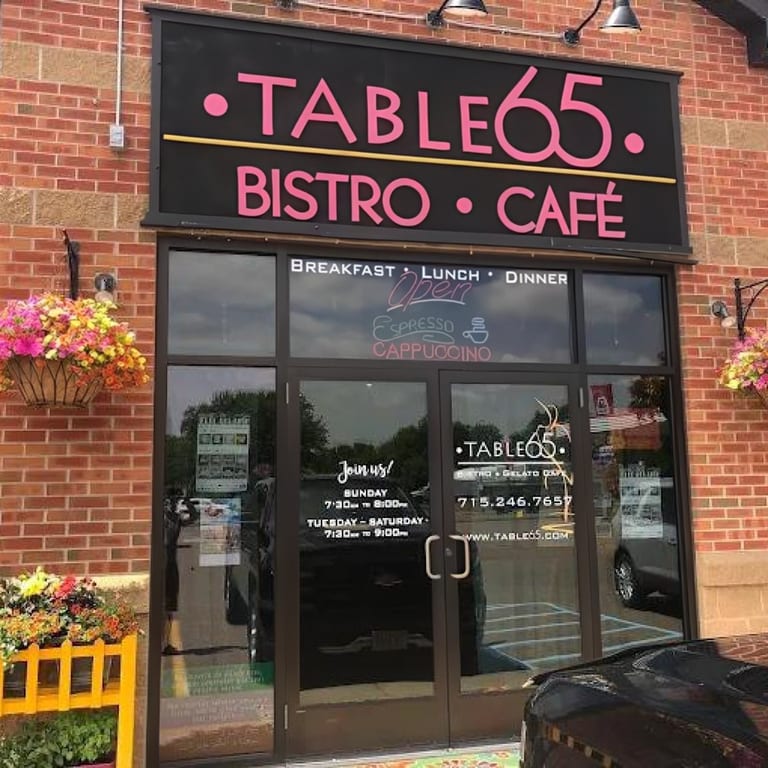 Welcome to Table 65 Bistro & Gelato Café