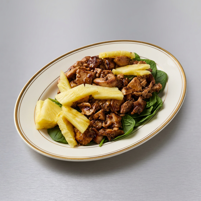 Better Than Wings: Jerk, BBQ or Hot Honey Chicken Thigh with Pineapple.