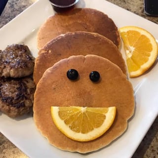 Pancakes with Local Syrup
