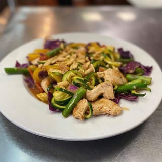 Thai Peanut Chicken Pasta
