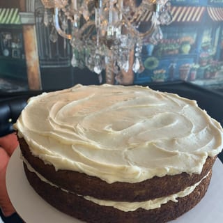 Glady's Carrot Cake slice